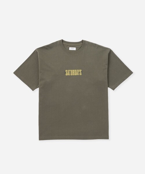 Saturdays NYC(サタデーズ ニューヨークシティ )の「Cover Lined Relax SS Tee(Tシャツ/カットソー・レディース・ブラック/ホワイト/グリーン・L/M/S/XL)」の9枚目の写真