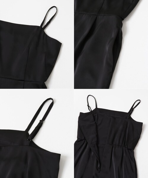URBAN RESEARCH ROSSO（アーバンリサーチロッソ）の「フリルヘムブラウスセットアップ（つなぎ/オールインワン・レディース・OFF×BK/LBL×BR・Free）」の13枚目の写真