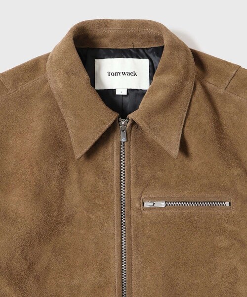 ADAM ET ROPE'(アダムエロペ)の「【TONYWACK/トニーウェック】SUEDE ZIP BLOUSON JACKET(ブルゾン・メンズ・キャメル・L/M)」の6枚目の写真