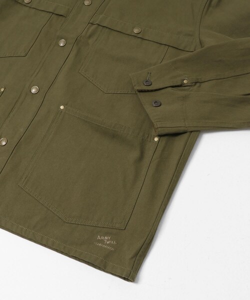 URBAN RESEARCH Sonny Label（アーバンリサーチサニーレーベル）の「ARMY TWILL　Duck Logger Jacket（カバーオール・メンズ・NAVY/KHAKI/BLACK・M/L）」の9枚目の写真