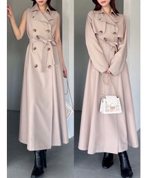 RESEXXY（リゼクシー）の「2WAY セパレートフレアトレンチコート