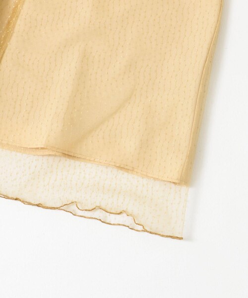 URBAN RESEARCH ROSSO（アーバンリサーチロッソ）の「kaene　シャイニーチュールドレス（ワンピース・レディース・gray/beige・38）」の16枚目の写真