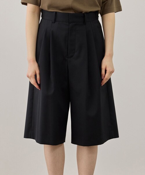 ADAM ET ROPE'（アダムエロペ）の「【サステナブル】アジャストハーフパンツ（その他パンツ・レディース・ブラック/ブラウン系・36/38）」の13枚目の写真