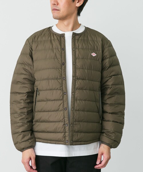 URBAN RESEARCH DOORS（アーバンリサーチドアーズ）の「DANTON　INNER DOWN CREW-NECK JACKET（その他アウター・メンズ・BLACK/IRON/BLUE GREEN/LIME GREEN/OLIVE・M/L/XL）」の5枚目の写真