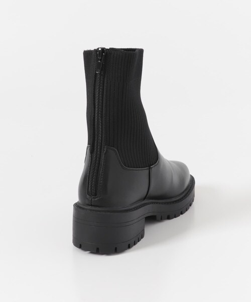 URBAN RESEARCH DOORS（アーバンリサーチドアーズ）の「ニットドッキングブーツ（ブーツ・レディース・BEIGE/BLACK・36/37/38）」の10枚目の写真