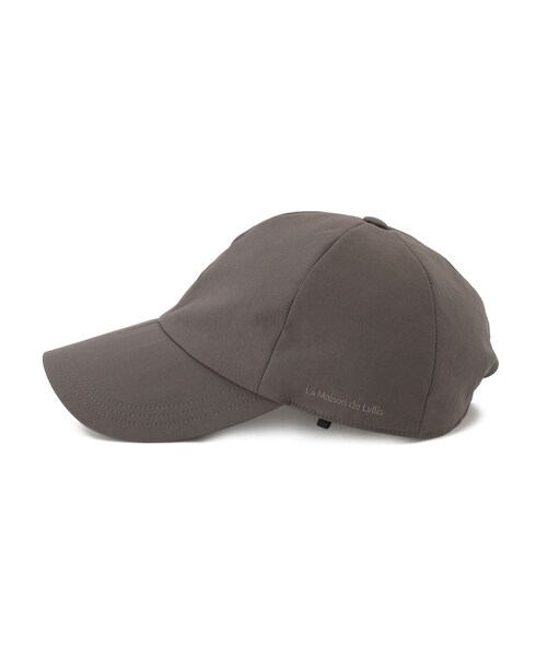 ADAM ET ROPE'（アダムエロペ）の「【La Maison de Lyllis for ADAM ET ROPE'】別注UV MOUNTAIN CAP（キャップ・レディース・ブラック/チャコール/ワイン系・F）」の10枚目の写真