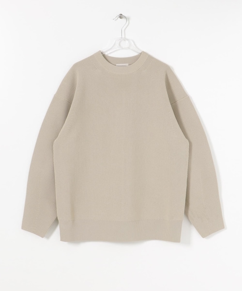 LAATO（ラート）の「ROUNDSLEEVE KNIT（ニット/セーター・レディース・モス/クリーム/インク・Free）」の5枚目の写真