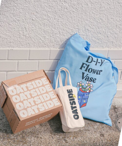 SENSE OF PLACE by URBAN RESEARCH(センスオブプレイスバイアーバンリサーチ)の「『別注』OATSIDE×SENSE OF PLACE トートバッグ(トートバッグ・メンズ・BLUE/BLACK/GRAY・one)」の16枚目の写真