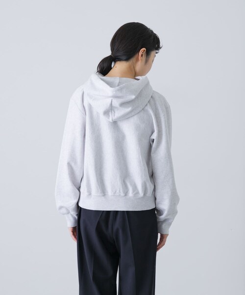 かぐれ（カグレ）の「blurhmsROOTSTOCK　Soft＆Hard Sweat Hoodie Pullover（パーカー・レディース・HeatherWh/DarkPurple・0）」の4枚目の写真