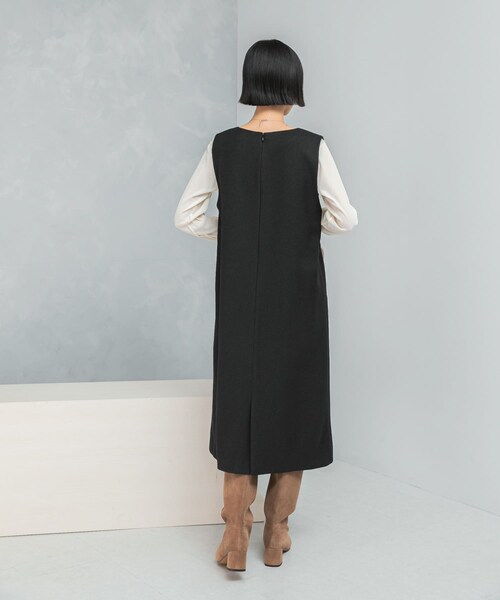 URBAN RESEARCH ROSSO（アーバンリサーチロッソ）の「『UR TECH』　 ジャンパーワンピース（ワンピース・レディース・BEIGE/MOCHA/BLACK・36/38）」の11枚目の写真