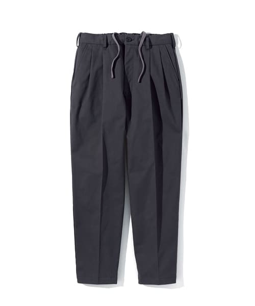 nissen（ニッセン）の「ストレッチツータックワイドテーパードチノパンツ【大きいサイズ】（パンツ・メンズ・チャコール/ベージュ/ブラック・3L/4L/5L/6L/8L/10L）」の9枚目の写真
