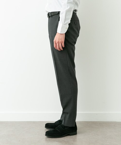 URBAN RESEARCH DOORS（アーバンリサーチドアーズ）の「LIFE STYLE TAILOR　ウールライクコンフォータブルスマートパンツ（スラックス・メンズ・NAVY/GRAY・S/M/L/XL）」の9枚目の写真