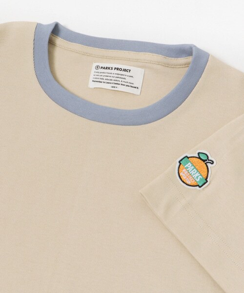 THE GOODLAND MARKET（ザグッドランドマーケット）の「PARKS PROJECT　Bicolor T-Shirts×PARKS（Tシャツ/カットソー・レディース・CLOUD/SHADOW/SAND・one）」の16枚目の写真