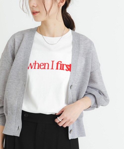 URBAN RESEARCH（アーバンリサーチ）の「new basic　リネン混スポンディッシュニットカーディガン（カーディガン/ボレロ・レディース・GRAY/LIME/BLACK・FREE）」の17枚目の写真