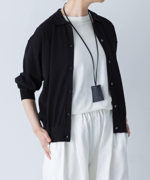 かぐれ(カグレ)の「『別注』ATELIER 4.5×かぐれ LEATHER KEY CLOCHETTE(ネックレス・レディース・BLACK/TABACCO・Free)」の4枚目の写真