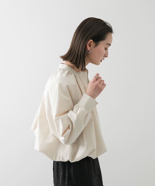 SENSE OF PLACE by URBAN RESEARCH（センスオブプレイスバイアーバンリサーチ）の「バルーンブルゾン（ブルゾン・レディース・BEIGE/BLACK/IVORY・one）」の10枚目の写真