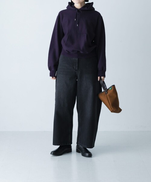 かぐれ（カグレ）の「blurhmsROOTSTOCK　Soft＆Hard Sweat Hoodie Pullover（パーカー・レディース・HeatherWh/DarkPurple・0）」の22枚目の写真