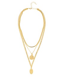 EVRIS | METAL COIN 3連ネックレス(ネックレス)