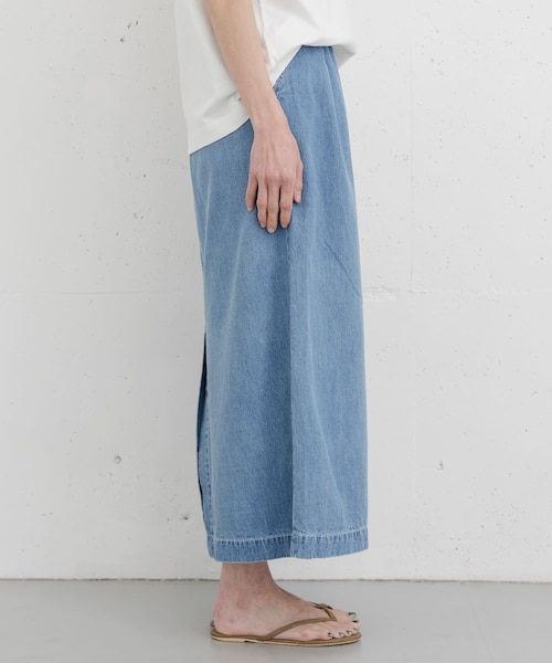 URBAN RESEARCH DOORS（アーバンリサーチドアーズ）の「FORK&SPOON　綿麻デニムスカート（デニムスカート・レディース・USED/ONEWASH・1/2）」の11枚目の写真