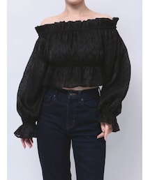 MERCURYDUO | 2WAYオフショルシャーリングブラウス(シャツ/ブラウス)