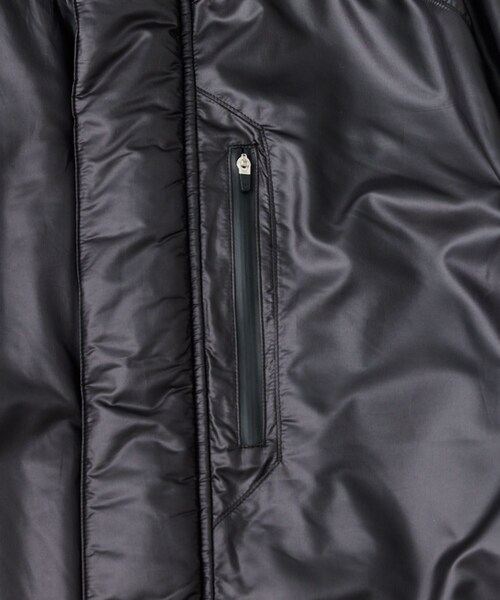 ROPE'（ロペ）の「【J'aDoRe限定】ロゴ入り中綿ベンチコート/撥水・ユニセックス（その他アウター・レディース・ブラック・M）」の7枚目の写真