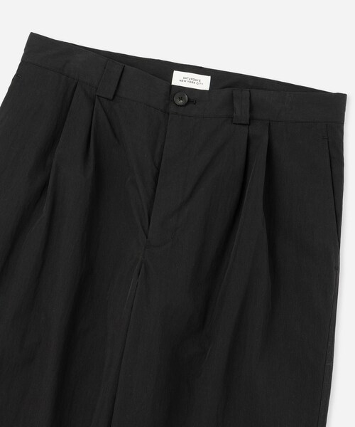 Saturdays NYC(サタデーズ ニューヨークシティ )の「George Wide Two Tuck Pant(その他パンツ・レディース・ブラック/ダークブラウン・L/M/S/XL)」の19枚目の写真