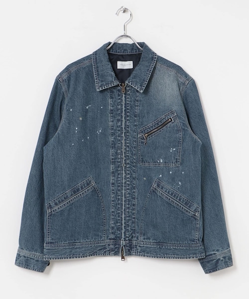 URBAN RESEARCH（アーバンリサーチ）の「new basic 10oz DENIM WORK JACKET（デニムジャケット・メンズ・INDIGO/BLACK・M/L）」の16枚目の写真