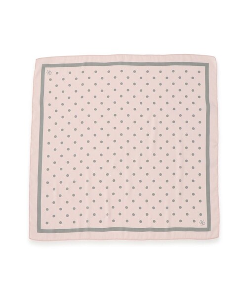 ROPE' PICNIC（ロペピクニック）の「ドット柄スカーフ（バンダナ/スカーフ・レディース・キナリ/ネイビー/ピンク・F）」の16枚目の写真