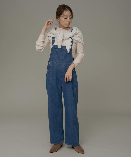 URBAN RESEARCH Sonny Label（アーバンリサーチサニーレーベル）の「デニムオーバーオール（サロペット/オーバーオール・レディース・ワンウォッシュ/インディゴ・FREE）」の22枚目の写真