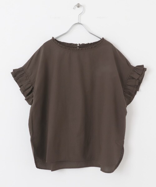 ITEMS URBANRESEARCH(アイテムズ アーバンリサーチ)の「ダブルフリルブラウス(シャツ/ブラウス・レディース・SRP/WHT/BRN・FREE)」の21枚目の写真