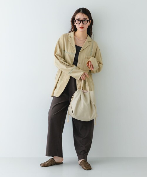 RODE SKO（ロデスコ）の「ウォッシャブルミニショルダーバッグ『Ssize』（ショルダーバッグ・レディース・BEIGE/BLACK/D.SILVER/BLUE GRAY/MINT/OFF/BROWN/YELLOW/LIGHT PINK/CAMEL・one）」の16枚目の写真