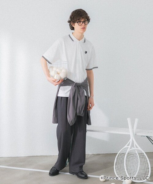 SENSE OF PLACE by URBAN RESEARCH（センスオブプレイスバイアーバンリサーチ）の「『別注』prince　ポロシャツ（ポロシャツ・メンズ・GREEN/WHITE/BLACK/NAVY・M/L）」の19枚目の写真