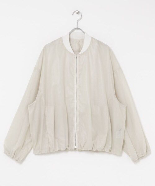 URBAN RESEARCH ROSSO（アーバンリサーチロッソ）の「CHIGNON　シアーチンツブルゾン（ブルゾン・レディース・ECRU/KHAKI・Free）」の9枚目の写真