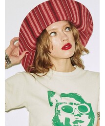 jouetie | ストライプワイドハット(ハット)