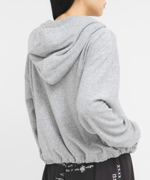 KBF（ケイビーエフ）の「リングドットパイルフーディー（パーカー・レディース・IVORY/TOP GRAY/KHAKI・One）」の17枚目の写真