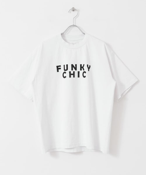 かぐれ(カグレ)の「『別注』HARi×かぐれ FUNKY CHIC T-SHIRTS(Tシャツ/カットソー・レディース・WHITE・1)」の4枚目の写真