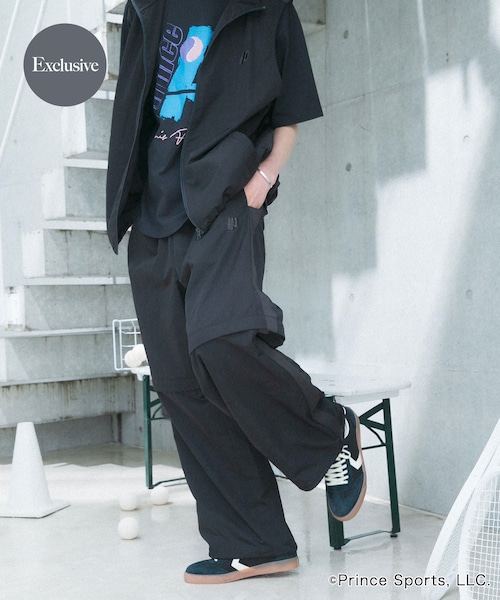 SENSE OF PLACE by URBAN RESEARCH(センスオブプレイスバイアーバンリサーチ)の「『別注』prince 2WAYトラックパンツ(その他パンツ・メンズ・GRG×BEG/BLK×CHA・M/L)」の1枚目の写真