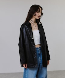 ADAM ET ROPE' | 2WAYスリーブコーティングシャツブルゾン(ブルゾン)