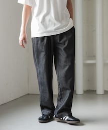 FORK&SPOON | FORK&SPOON メッシュデニムワイドパンツ(その他パンツ)