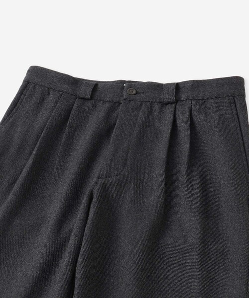 Saturdays NYC(サタデーズ ニューヨークシティ )の「George Wool Wide Two Tuck Pant(その他パンツ・レディース・ブラック・L/M/S/XL/XS)」の8枚目の写真