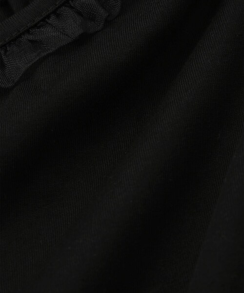 ROPE' PICNIC(ロペピクニック)の「【KIDS/キッズ】肩あきフリルハーフスリーブトップス(Tシャツ/カットソー・キッズ・ブラック/オフホワイト/サックス・L/M/S)」の21枚目の写真