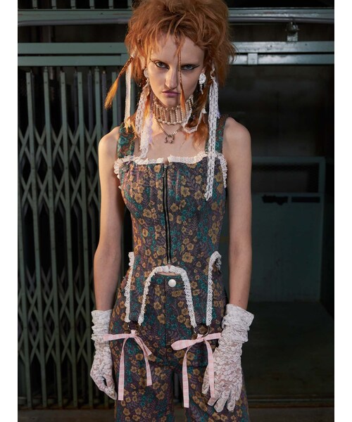 PAMEO POSE(パメオポーズ)の「Chameleon Corset Mix(その他トップス・レディース・パープル/ベージュ・F)」の22枚目の写真