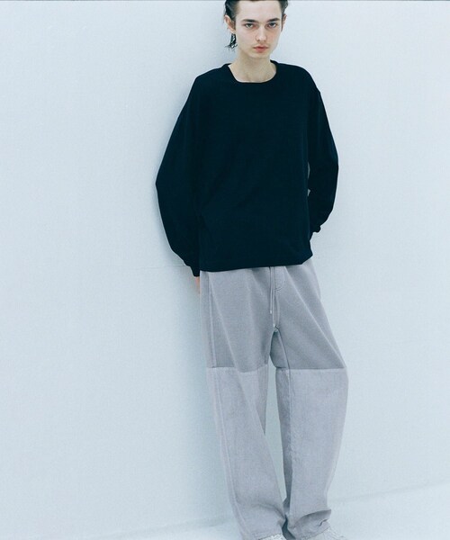 ADAM ET ROPE'(アダムエロペ)の「【公式サイト限定】【AMOMENTO for ADAM ET ROPE'】 別注DRAWSTRING DENIM PANTS(デニムパンツ・メンズ・ブラック/チャコール/ベージュ/ブルー系・L/M)」の22枚目の写真