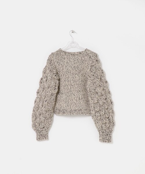 LAATO（ラート）の「lantern long sleeve knit（ニット/セーター・レディース・インク/クリーム・Free）」の9枚目の写真