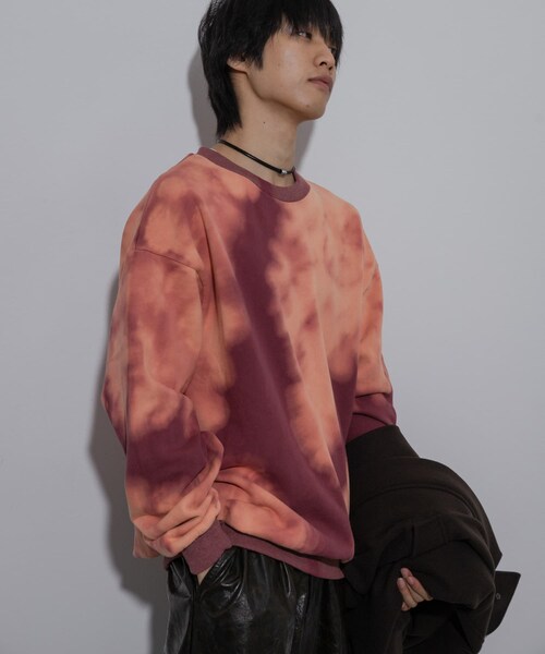 SENSE OF PLACE by URBAN RESEARCH（センスオブプレイスバイアーバンリサーチ）の「ブリーチクルーネックウェット（スウェット・メンズ・GREEN/BLACK/BURGUNDY・M/L）」の22枚目の写真