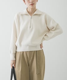 URBAN RESEARCH | ハーフジップスウェットニット(スウェット)
