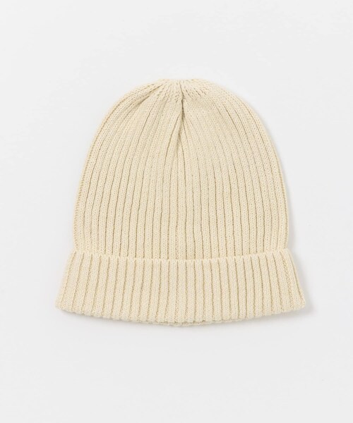 URBAN RESEARCH DOORS（アーバンリサーチドアーズ）の「コットンリネンニットキャップ（ニットキャップ/ビーニー・レディース・IVORY/GREGE/BLACK・one）」の7枚目の写真