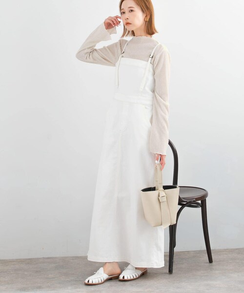 URBAN RESEARCH ROSSO（アーバンリサーチロッソ）の「『別注』Lee×ROSSO　BELTED CAMISOLE DRESS（ワンピース・レディース・ONE WASH/WHITE・XS/S）」の7枚目の写真