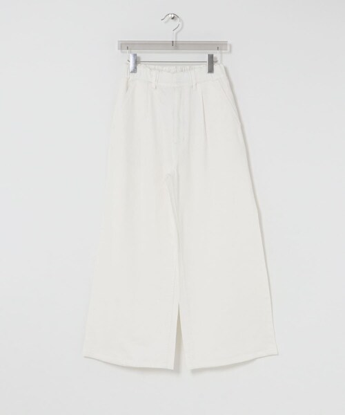 URBAN RESEARCH(アーバンリサーチ)の「『3サイズ展開』綿麻デニムイージーパンツ(デニムパンツ・レディース・WHITE/LT BLUE・38/40/36)」の11枚目の写真