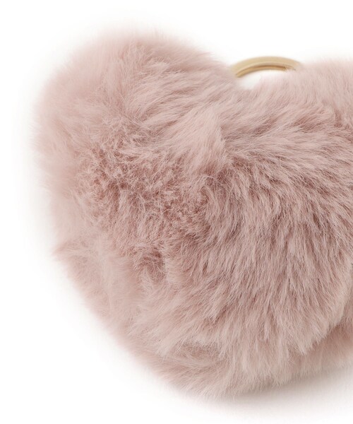 VIS(ビス)の「ハートファーチャーム(キーホルダー・レディース・オフホワイト/ベージュ/ピンク・F)」の13枚目の写真